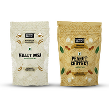 Load image into Gallery viewer, Millet Dosa Mix &amp; Instant Peanut Chutney Mix Combo
