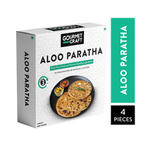 Load image into Gallery viewer, A pack of frozen aloo paratha.
